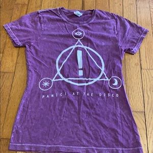 Panic! At The Disco Women's Short Sleeve Tee - Purple